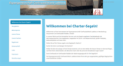 Desktop Screenshot of charter-segeln.de